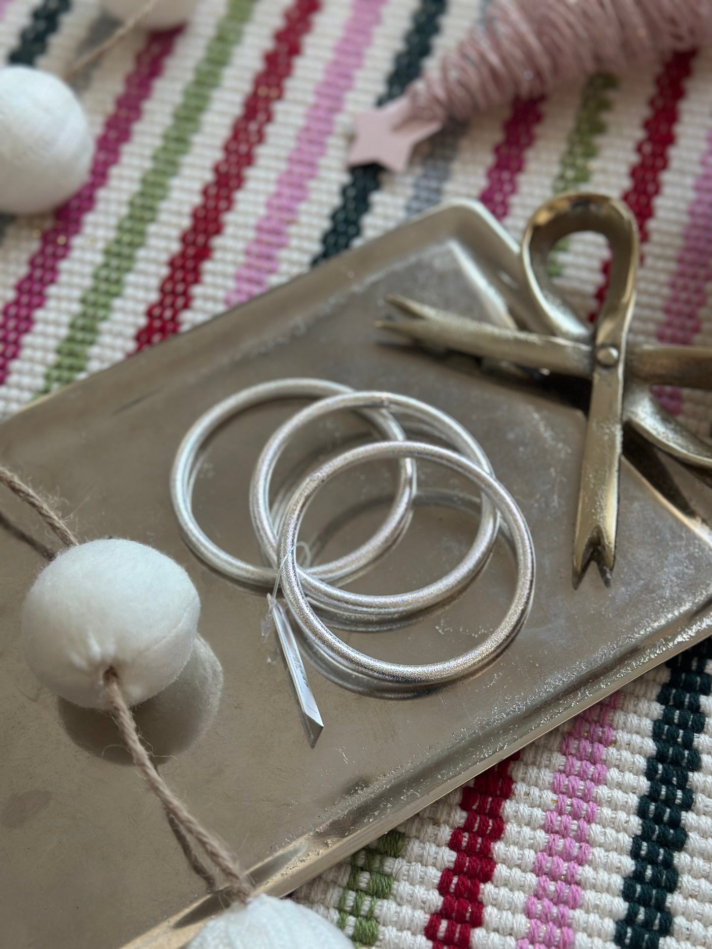 The Cutest Metal Silver Bangles RESTOCK
