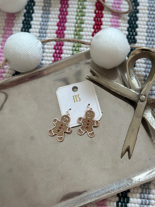 Sweet As Can Be Gingerbread Earrings