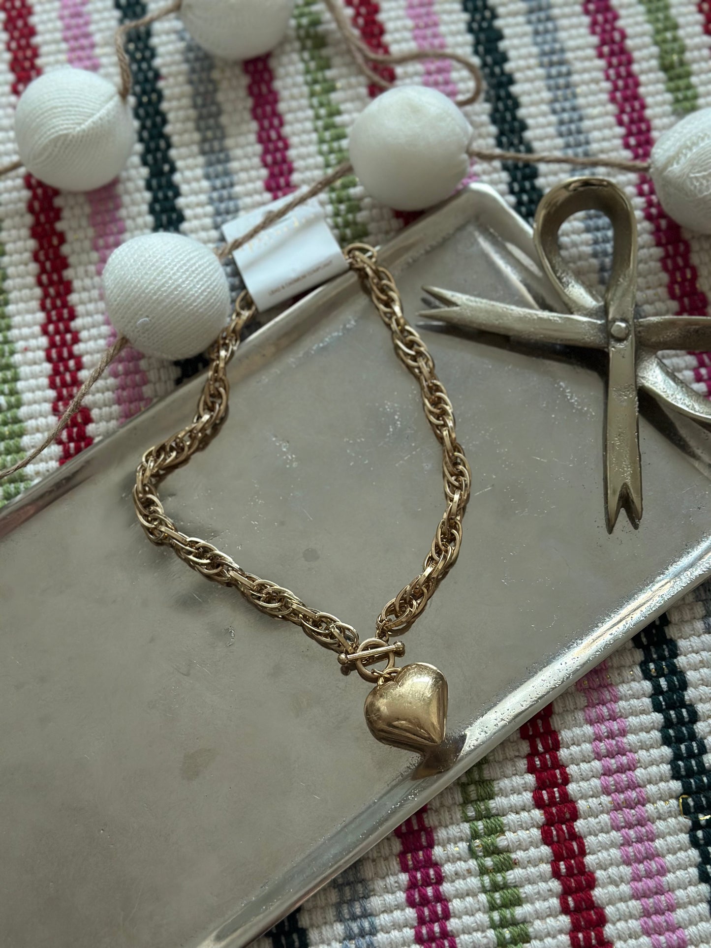 Heart Throb Gold Heart Necklace