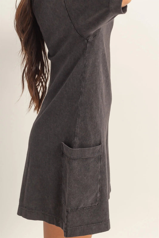 Comfortable & Worn On Repeat Cotton Black Tshirt Romper